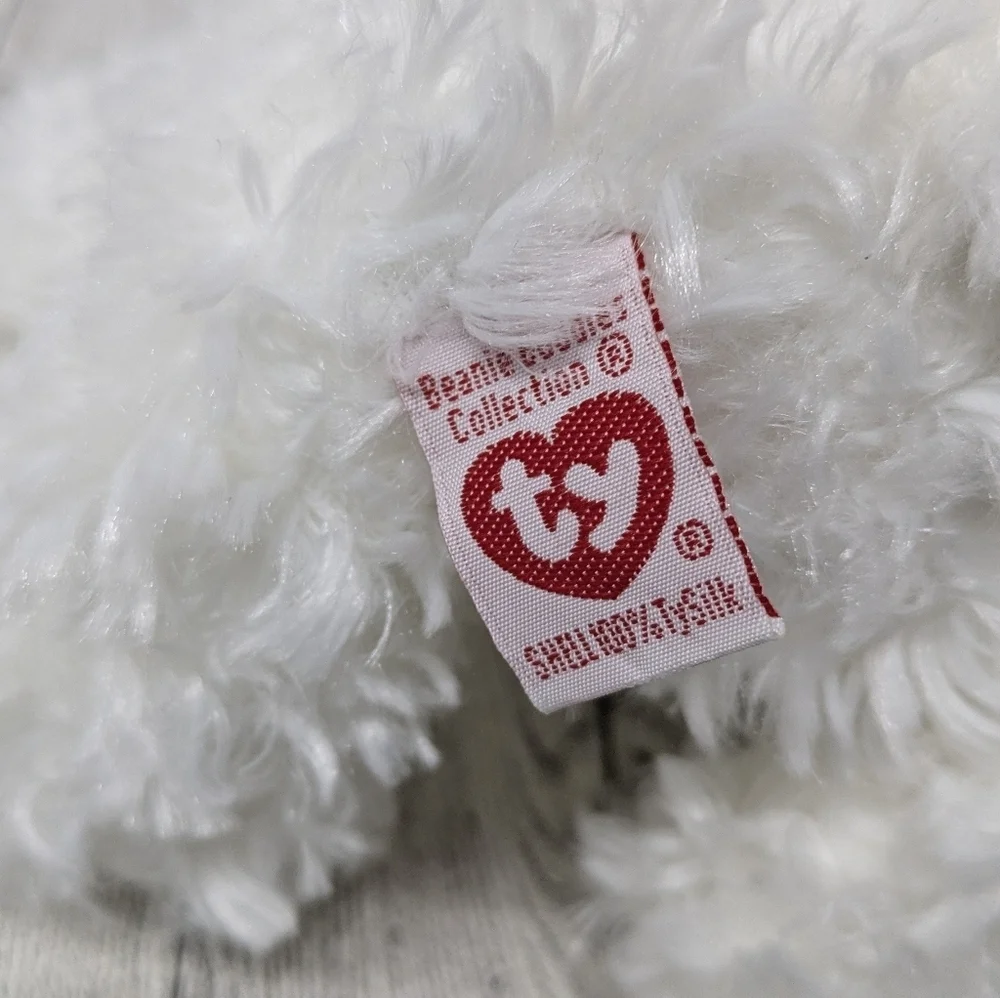 Ty first Dog Beanie Babies White Plush